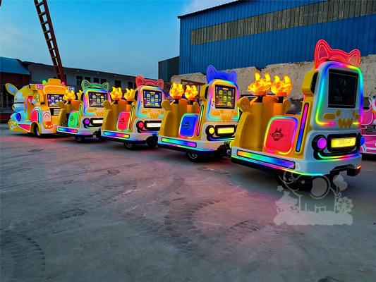 Nighttime Colorful Sightseeing Vehicle