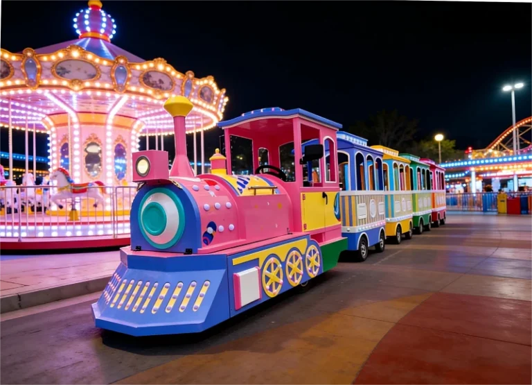 The park miniature train