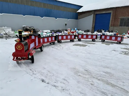 Red Gold Steam Train