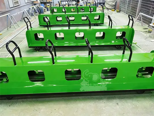 Fresh green carriage